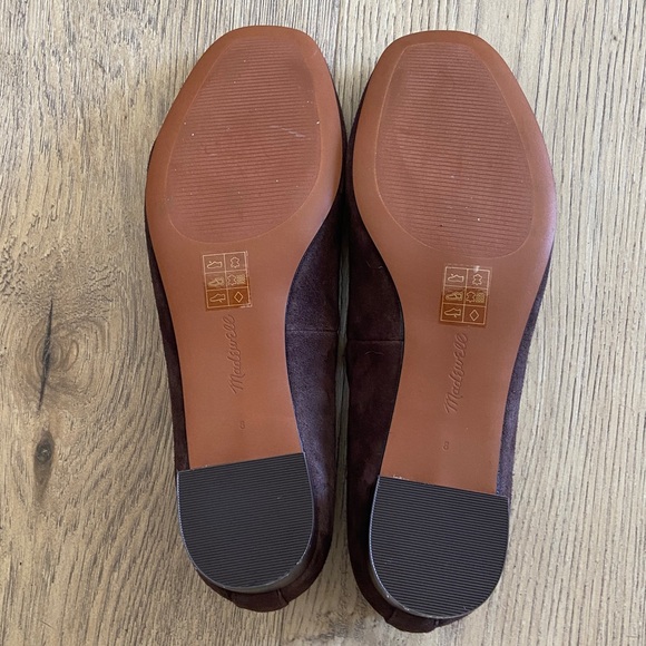 Madewell The Greta Pump Dark Brown Suede Mary Jane Block Heels Womens Size 8 New - Picture 8 of 9